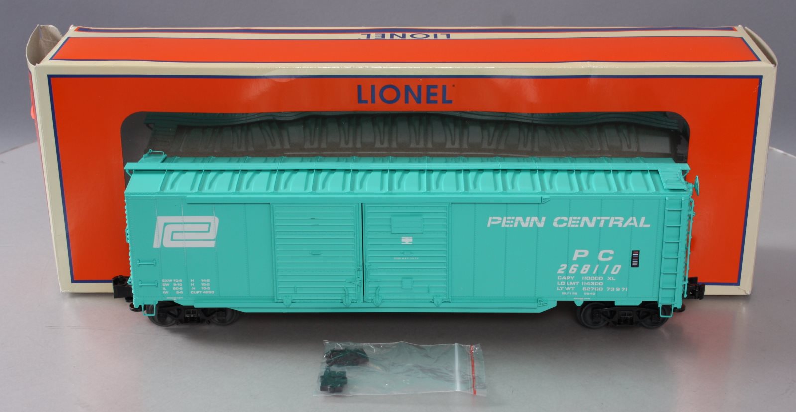 Lionel 6-82260 O Penn Central 50' Double Door Boxcar #267210 – Trainz