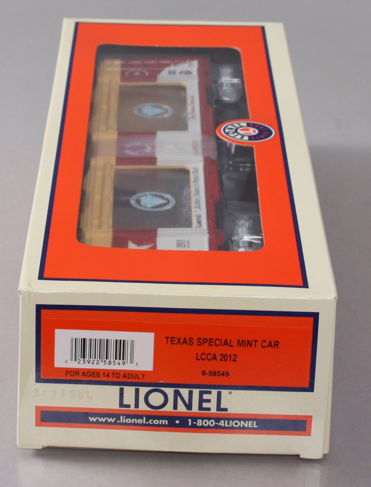 Lionel 6-58549 Texas Special Mint Car LCCA 2012 LN/Box