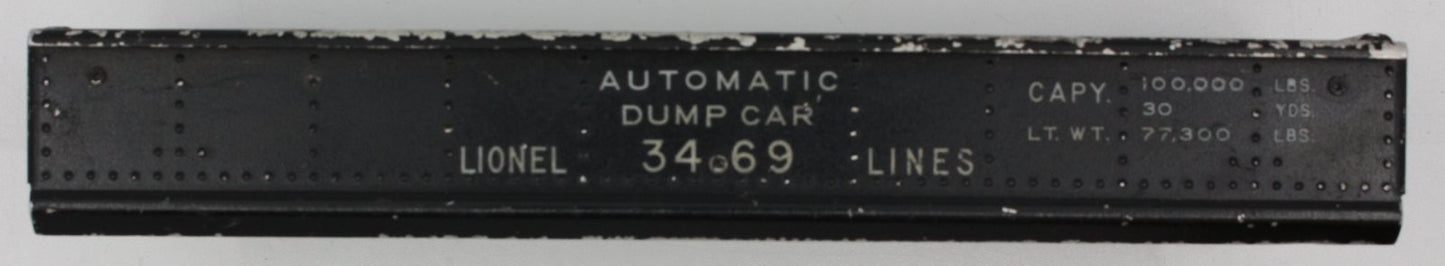 Lionel 3469-2 Ore Dump Car Tray without Door