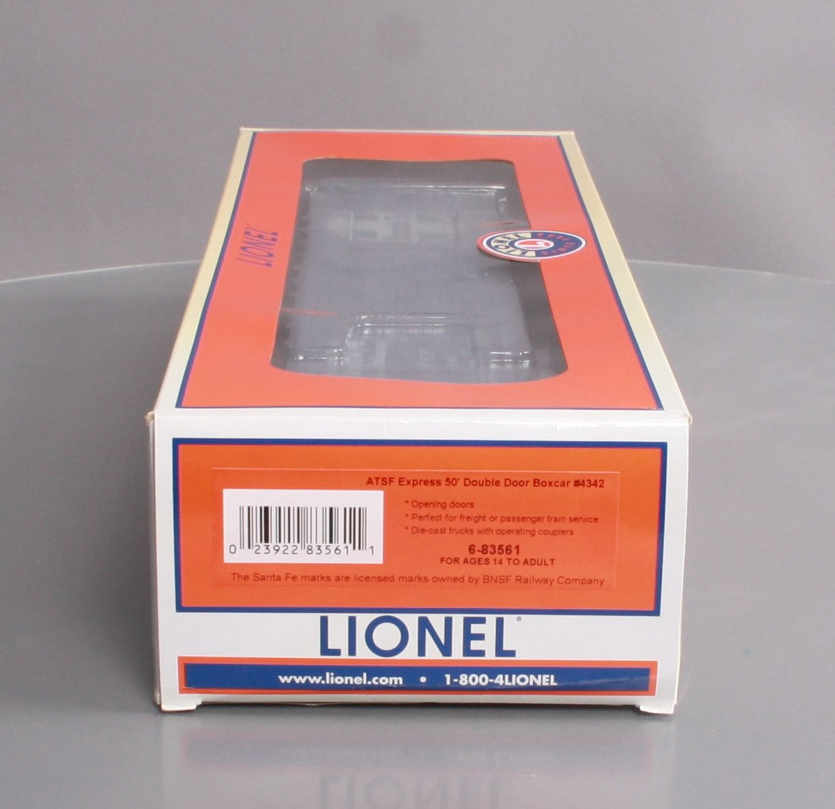 Lionel 6-83561 O Santa Fe 50' Double Door Boxcar #4342 LN/Box