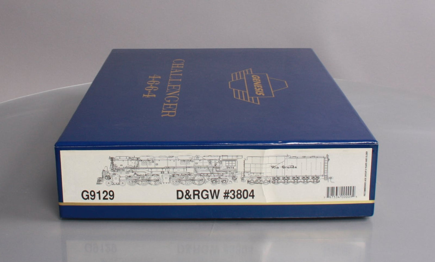 Athearn G9129 HO Denver and Rio Grande Western 4-6-6-4 with DCC & Sound #3804