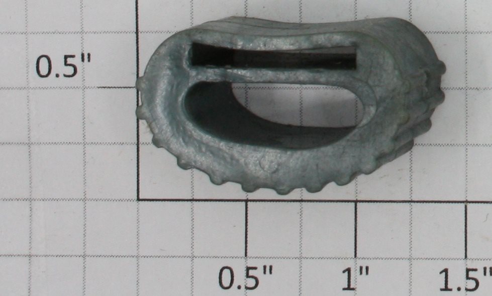 Lionel 50-31 O Gauge Section Gang Car Light Blue Rubber Bumper