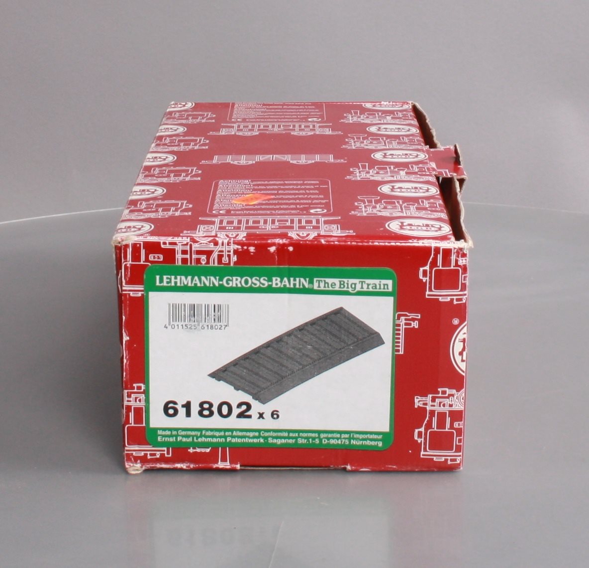 LGB 61802 G Curved Rubber Roadbed (Pack of 6) NIB