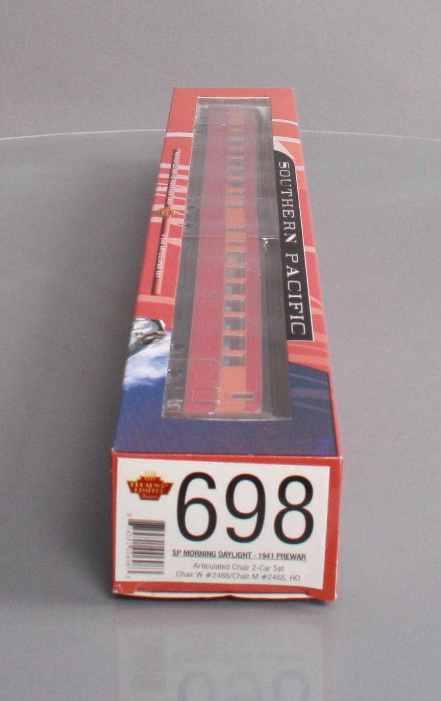 Broadway Limited 698 HO Southern Pacific Daylight Articulated Passenger Car