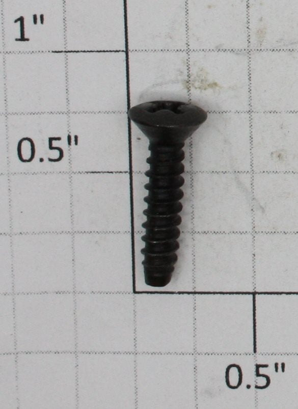 Lionel 21-4 #10 x 3/4" Black Phillips Oval Head Self Tapping Cover Screw
