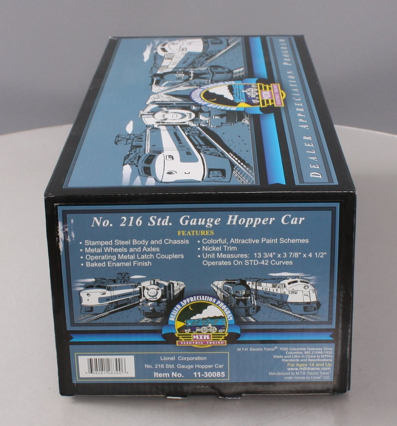 MTH 11-30085 Lionel Corporation #216 Standard Gauge Hopper Car MT/Box