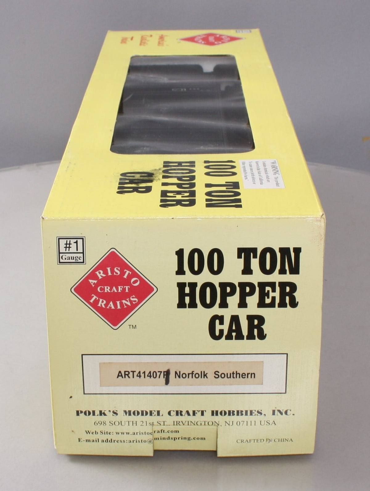 Aristo-Craft ART41407P G Gauge NS 100 Ton Hopper Car #144265 LN/Box