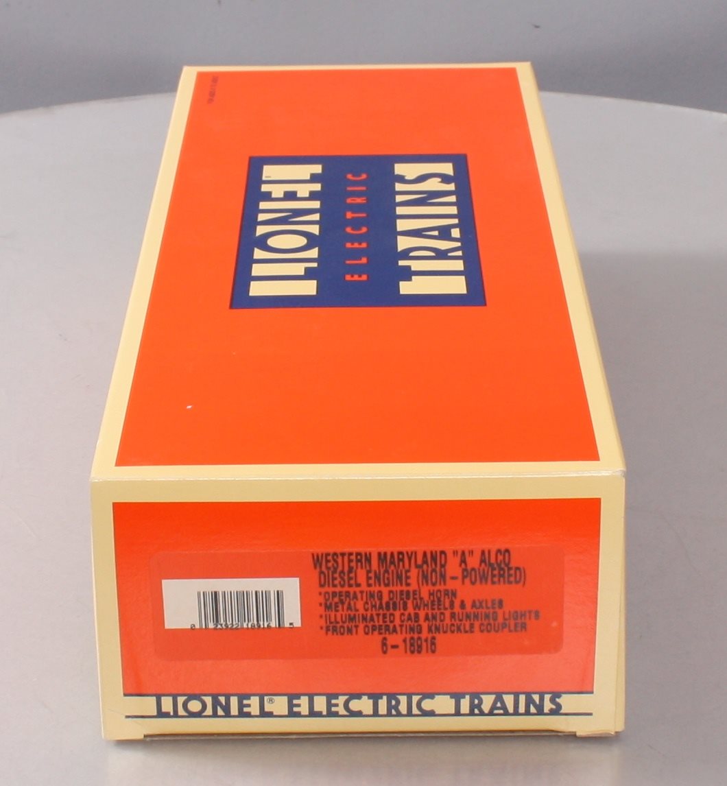 Lionel 6-18916 Western Maryland Alco Dummy A Unit Diesel Engine #8916 w Horn LN/Box