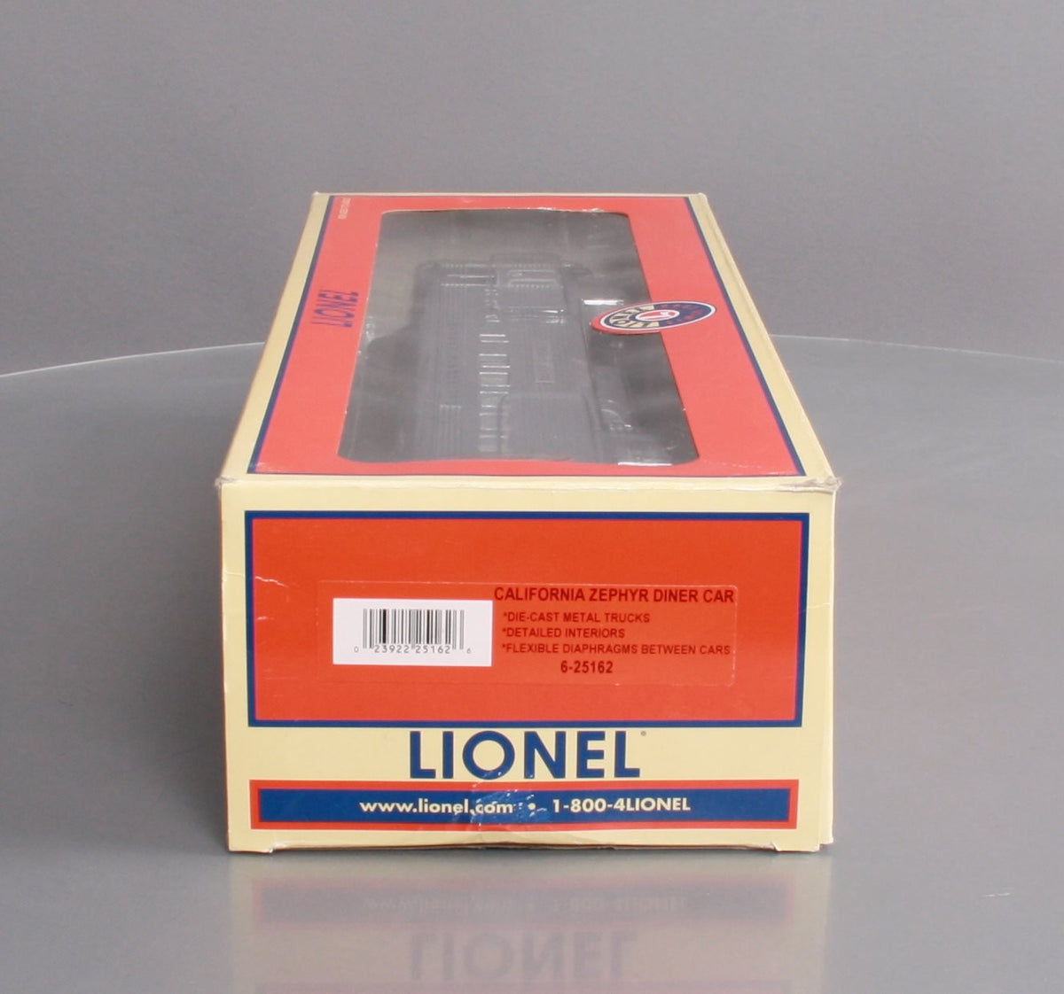 Lionel 6-25162 California Zephyr " Silver Banquet" Diner Car LN/Box