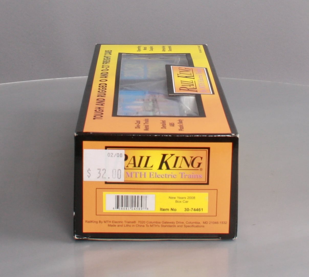 MTH 30-74461 O New Years 2008 Box Car LN/Box