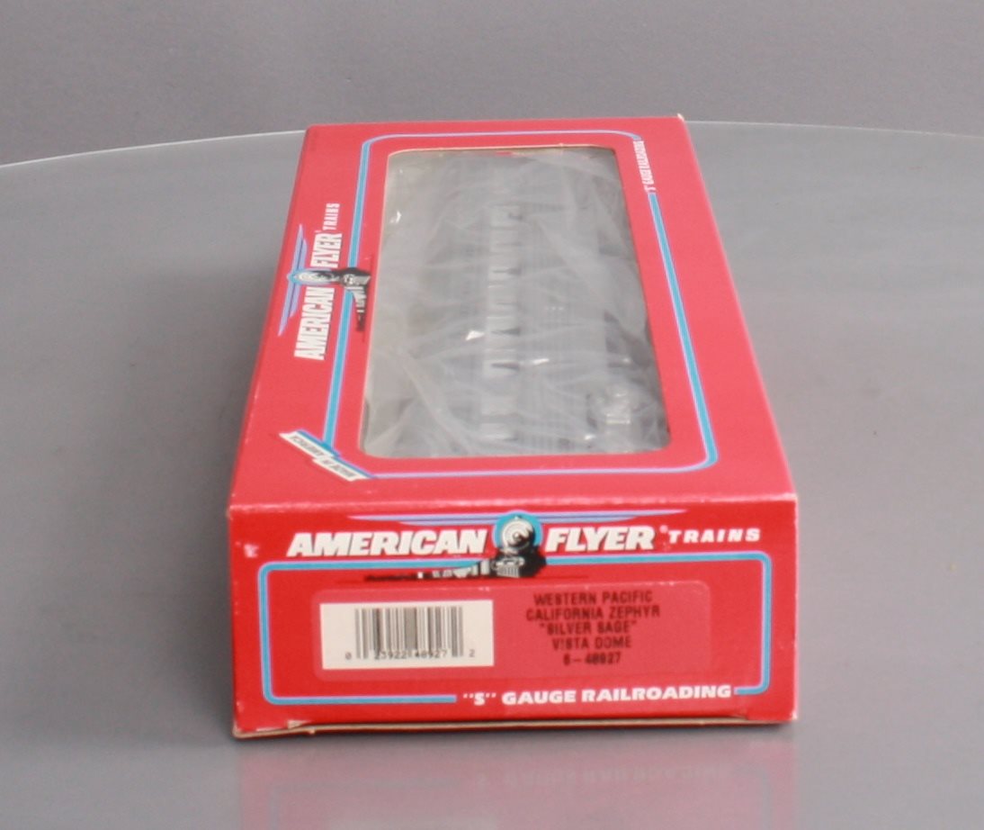 American Flyer 6-48927 S Scale Western Pacific California Zephyr Vista Dome car NIB