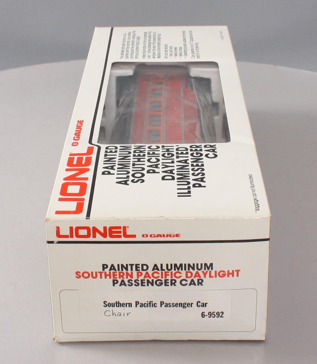 Lionel 6-9592 O Gauge Southern Pacific Daylight Aluminum Passenger Car LN/Box