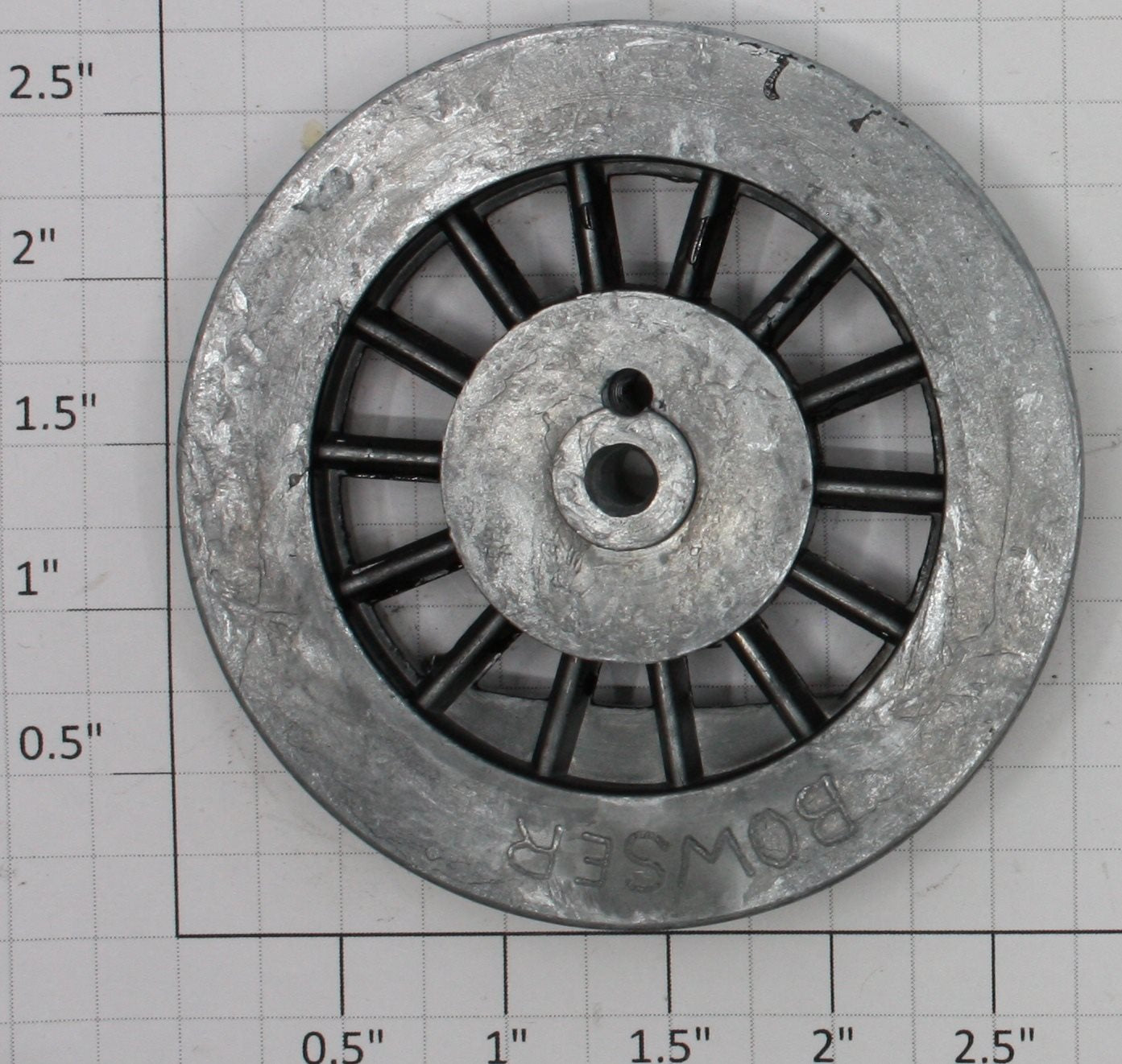 Lionel 400E-95 Black Spoked 2-3/4" Std. Gauge Steam Loco Wheel 4-40 Thread
