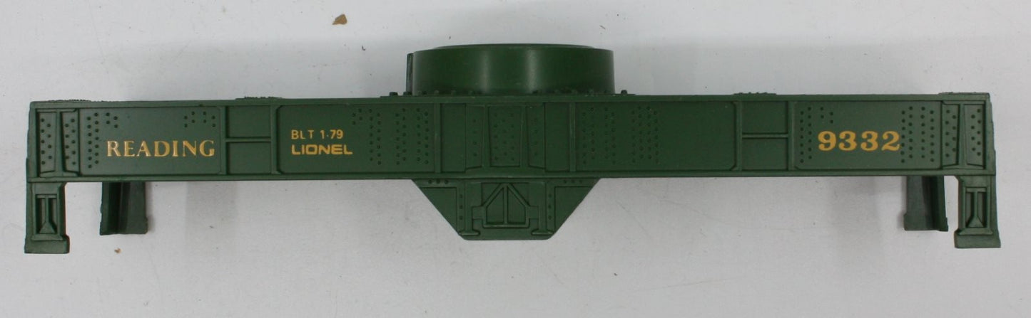 Lionel 9332-X Green Reading Crane Car Frame