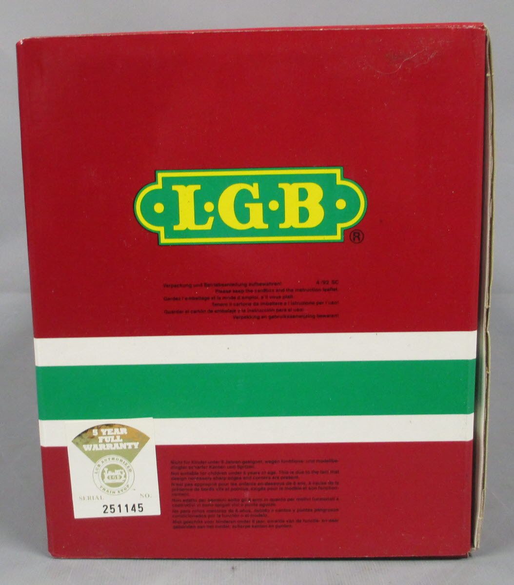 LGB 20251 Sandy River & Rangley Lakes Forney Steam Locomotive #22 LN/Box