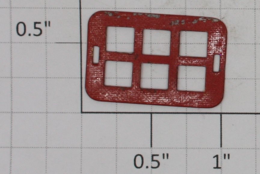 Lionel 97-85 O Gauge Coal Elevator Red 6-Pane Metal Window