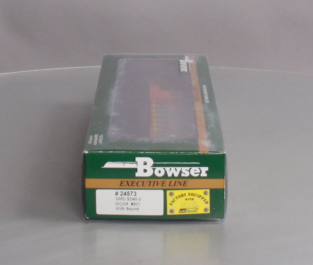 Bowser 24573 HO Wellsboro & Corning Railroad GMD SD40-2 Diesel Loco w/Sound #301