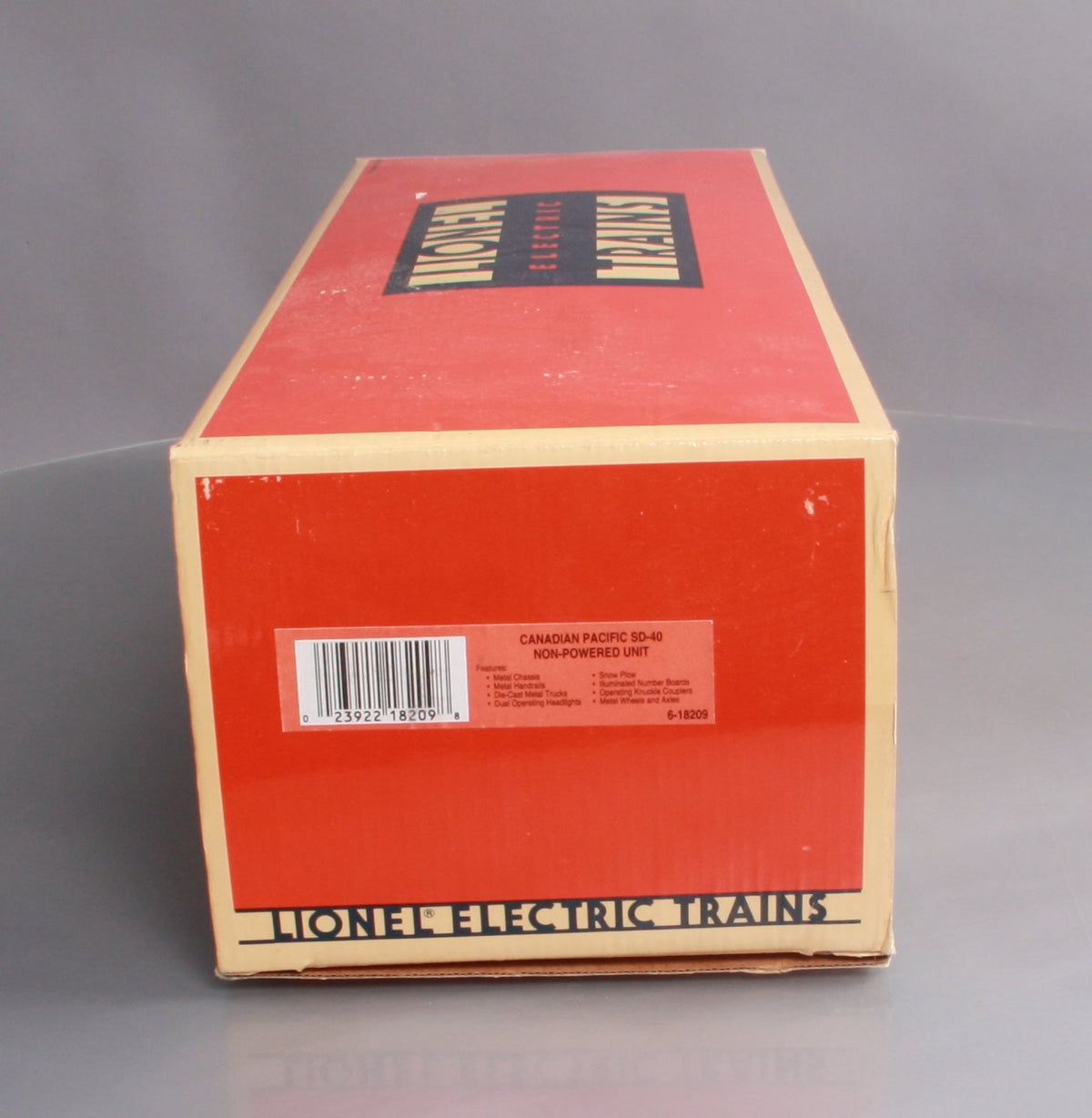 Lionel 6-18209 O Gauge Canadian Pacific SD40 Dummy Diesel Locomotive #8209 LN/Box