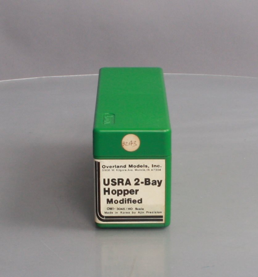 Overland 3045 HO Brass USRA 2-Bay Modified Hopper - unpainted LN/Box
