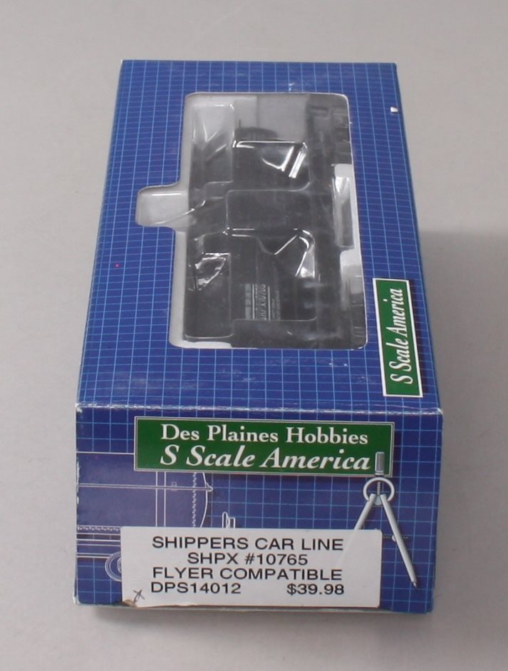 Des Plaines Hobbies DPS14012 S Scale Shippers Car Line Tank Car #10765 EX/Box