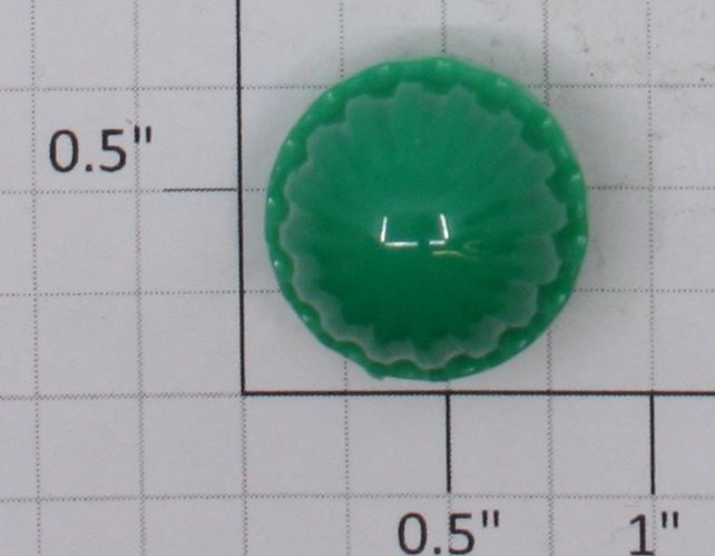 Lionel ZW-23 O Gauge Translucent Green Jewel Lens Cap - Fits VW, ZW, LTC