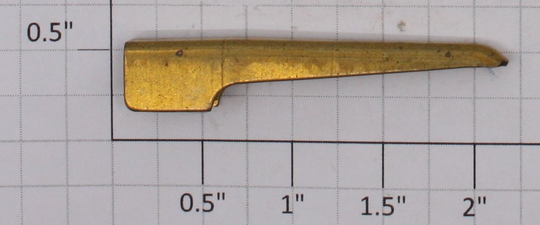 Lionel 211-3 Large Brass Lumber Car Stake