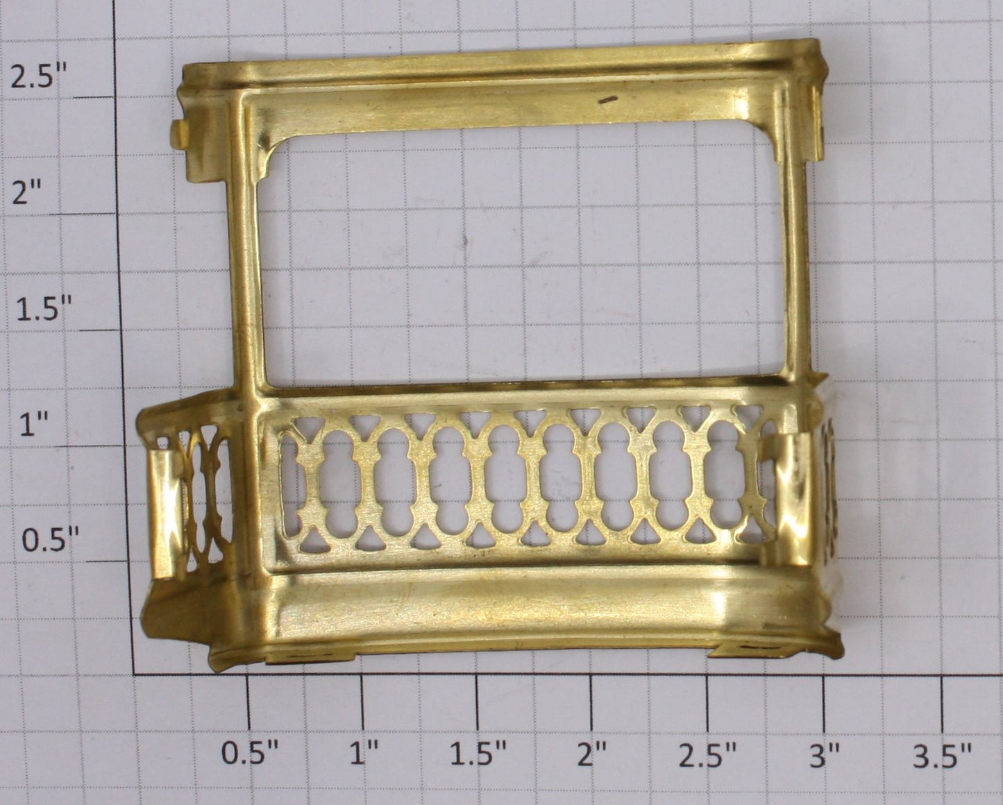 Lionel 712-2 Brass Prewar O Gauge Observation Platform End