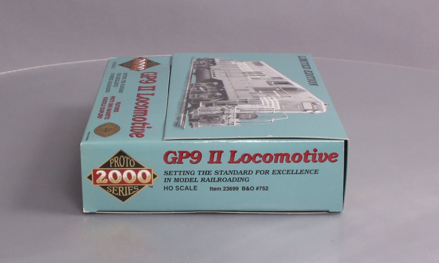 Proto 2000 23699 Baltimore & Ohio Powered GP-9 Diesel Locomotive #752 DCC