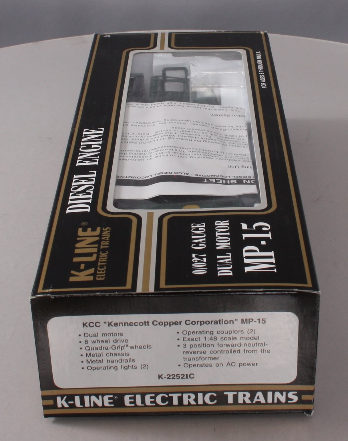 K-Line K22521C O Gauge KCC MP-15 Diesel Locomotive #906 LN/Box