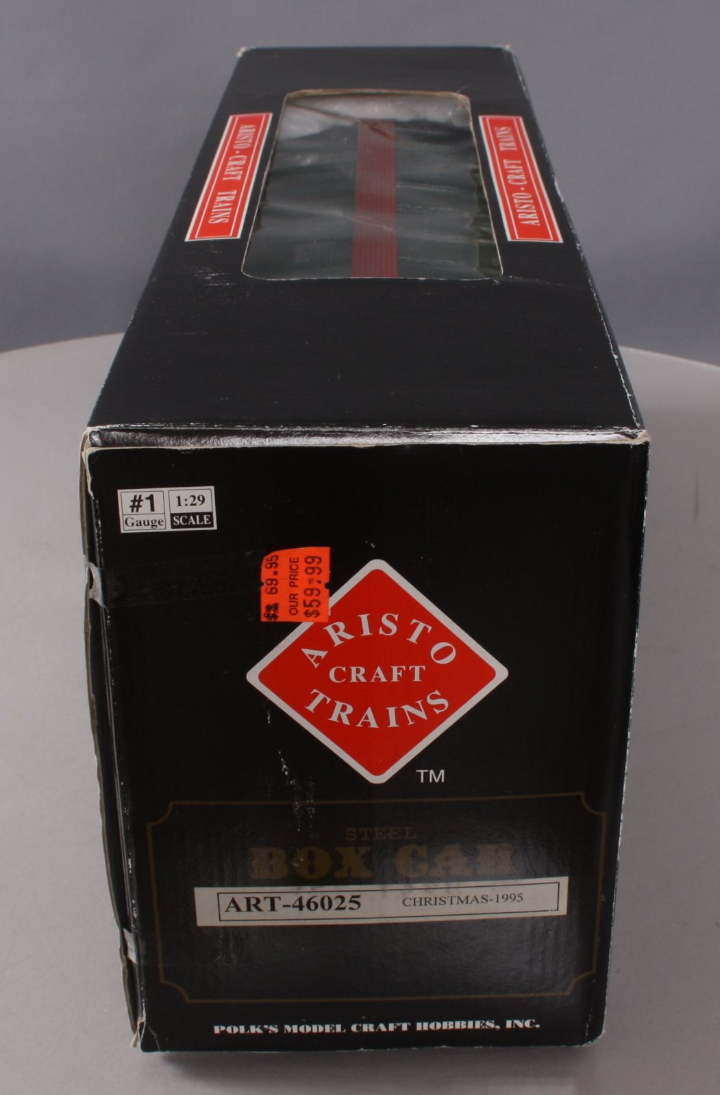 Aristo-Craft 46025 Christmas 1995 Steel Boxcar