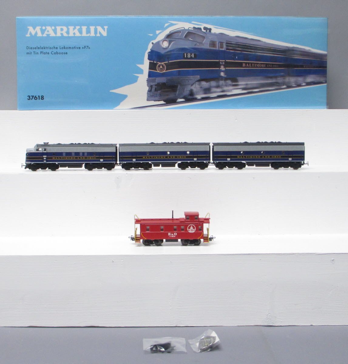 Marklin 37618 Baltimore & Ohio F7 ABA HO Gauge Diesel Train Set