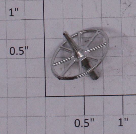 Lionel 622-10C Plastic Chrome Radio Wheel