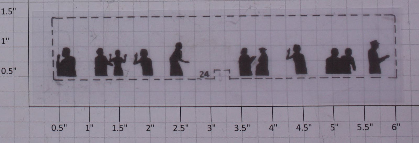 Lionel 2625-24 Madison Car Silhouette Window Strip #24