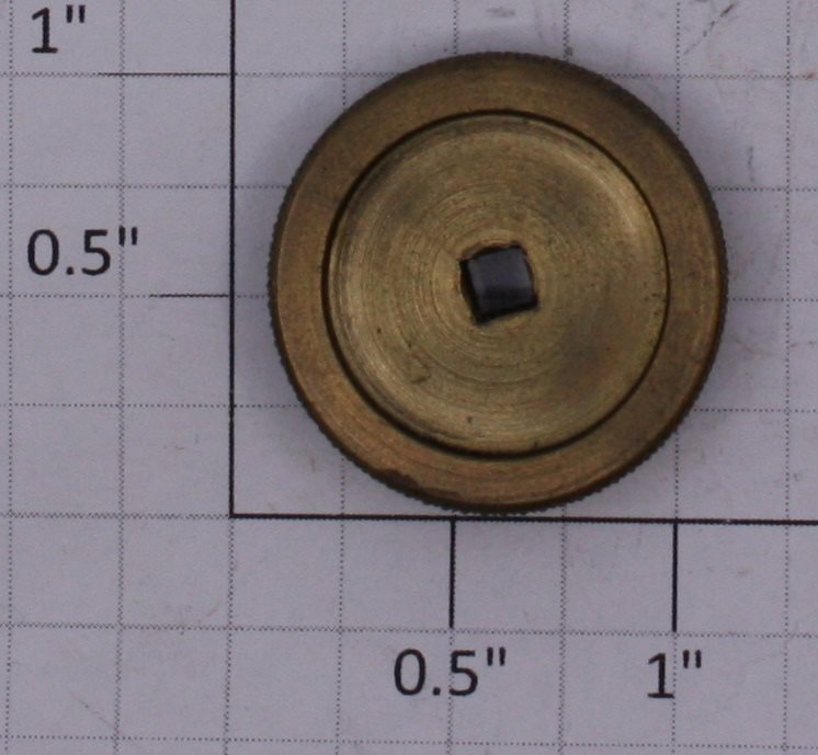 Lionel 219-22B Brass Crane Handwheel with Square Hole