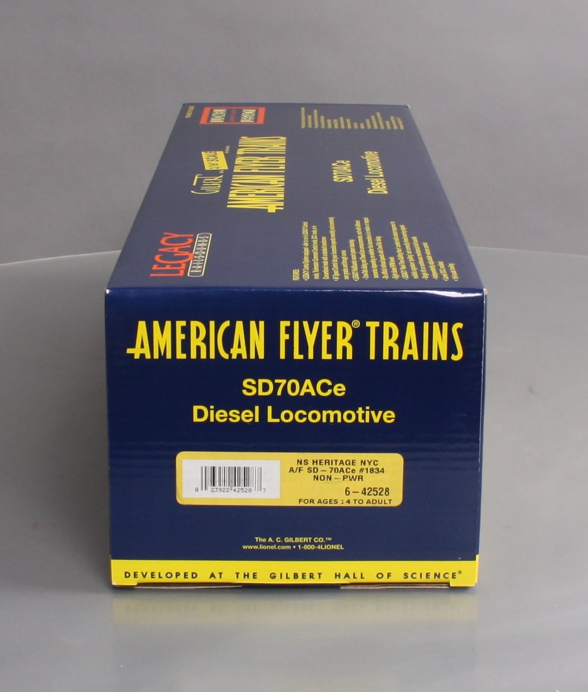 American Flyer 6-42528 S NYC NS Heritage Non-Powered SD70Ace Diesel Loco #1834 LN/Box