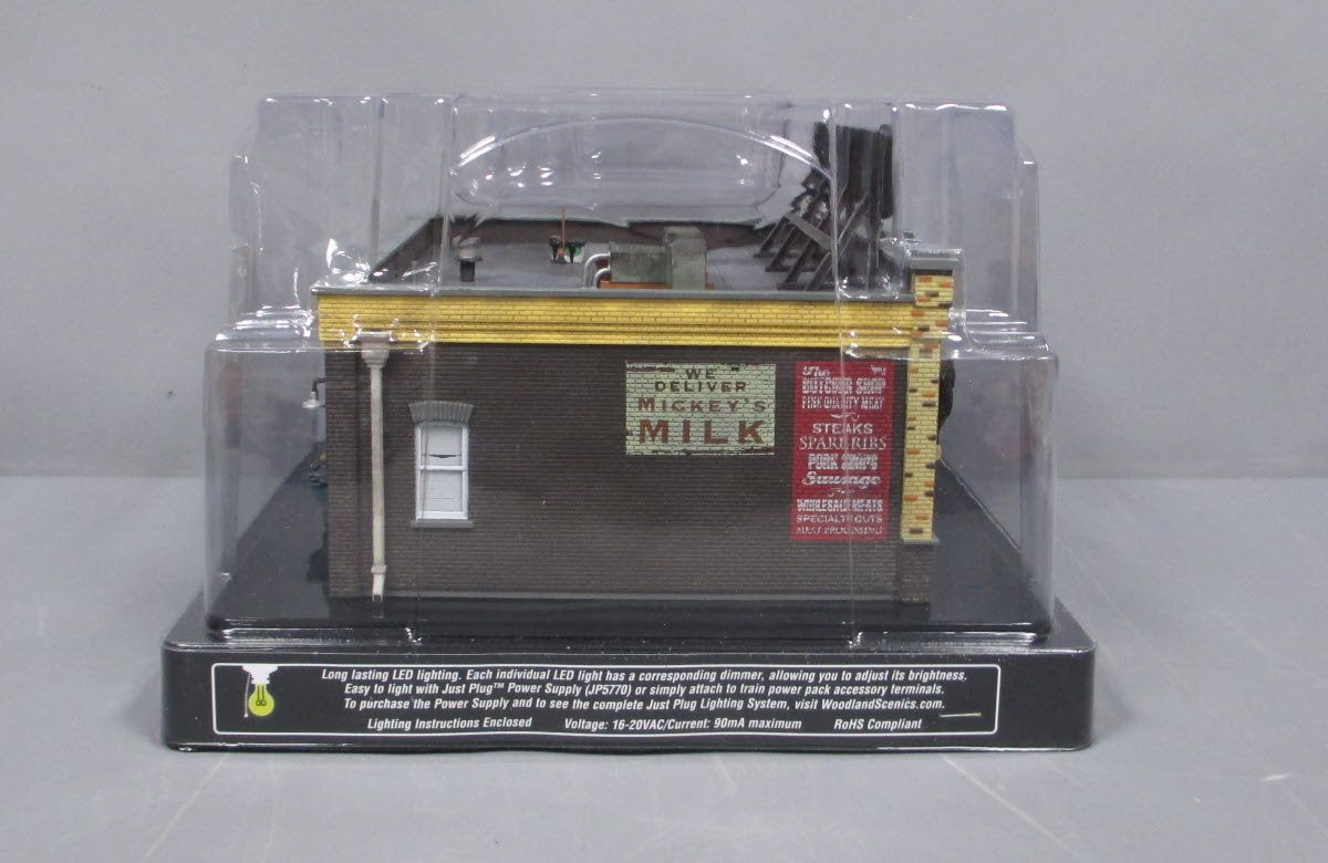 Woodland Scenics BR5851 O Scale Built-&-Ready J. Frank's Grocery Building EX/Box