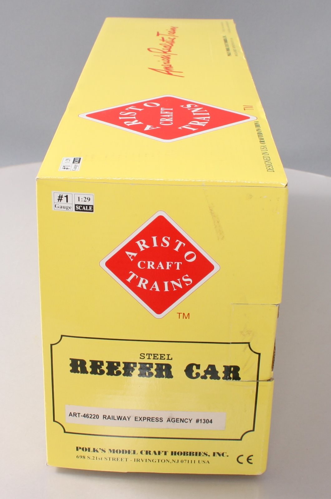 Aristo-Craft 46220 G Scale Railway Express Agency Steel Reefer Car