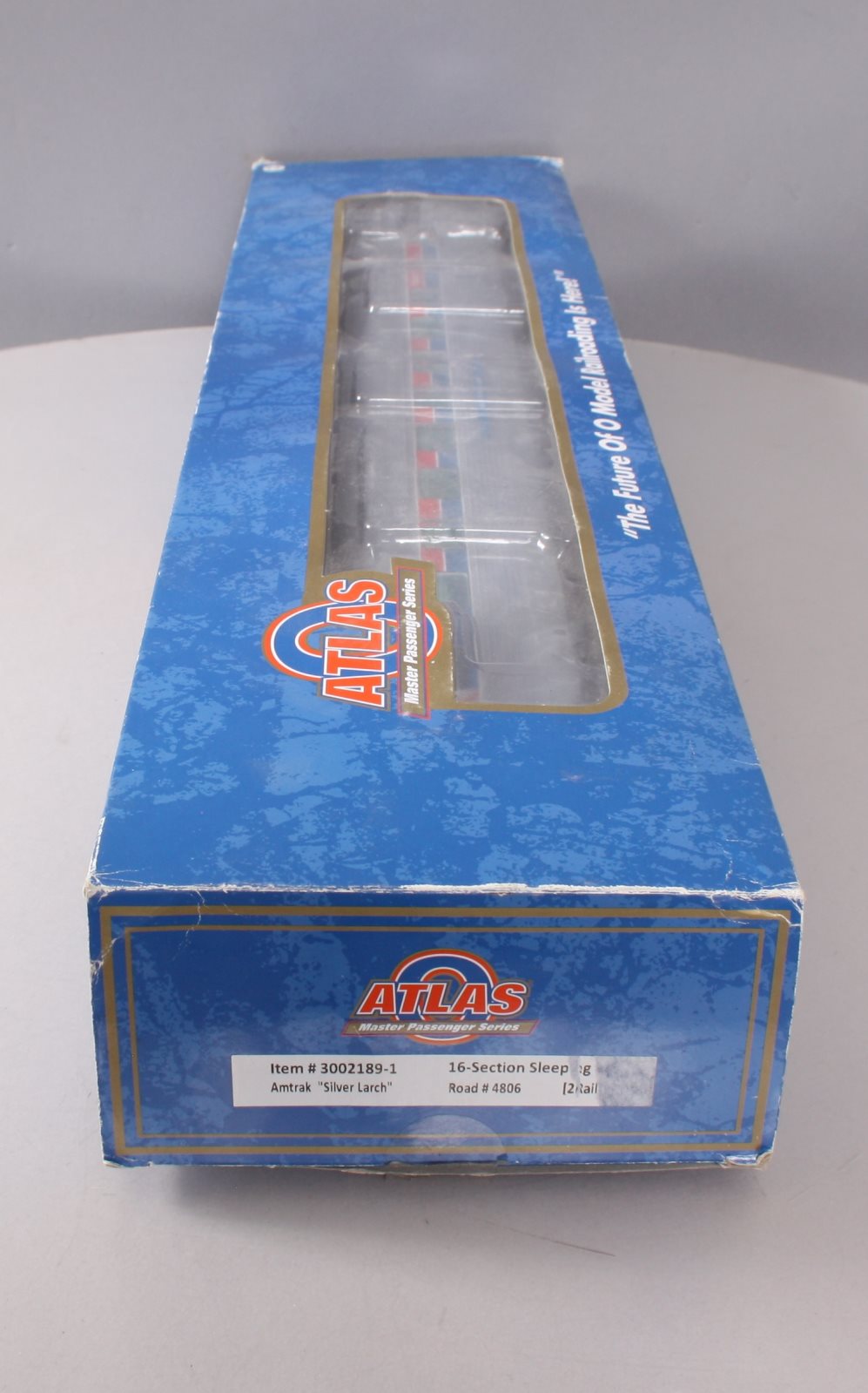 Atlas 30021891 O Amtrak 16-Section Sleeper Silver Larch #4806 (2-Rail)