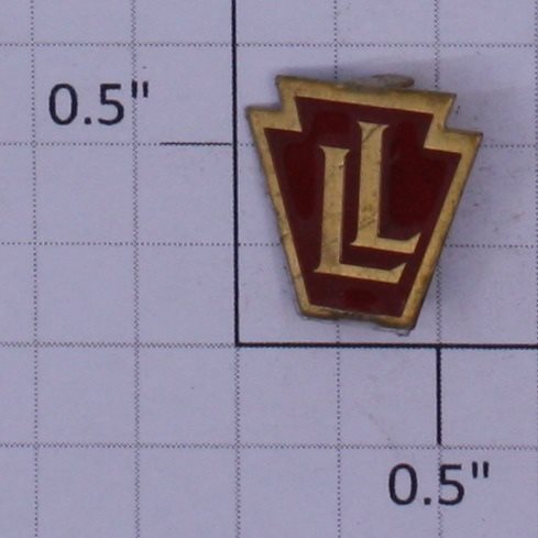 Lionel 1000-XLK Brass/Red Lionel Lines Keystone Nameplate-With Tabs