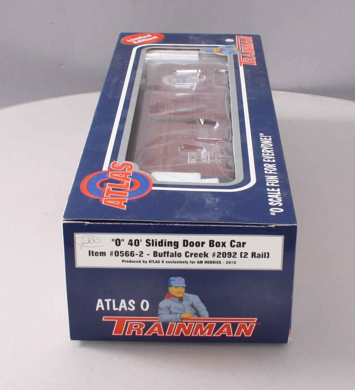 Atlas 0566-2 O Scale Buffalo Creek 40' Box Car #2092 (2-Rail) LN/Box