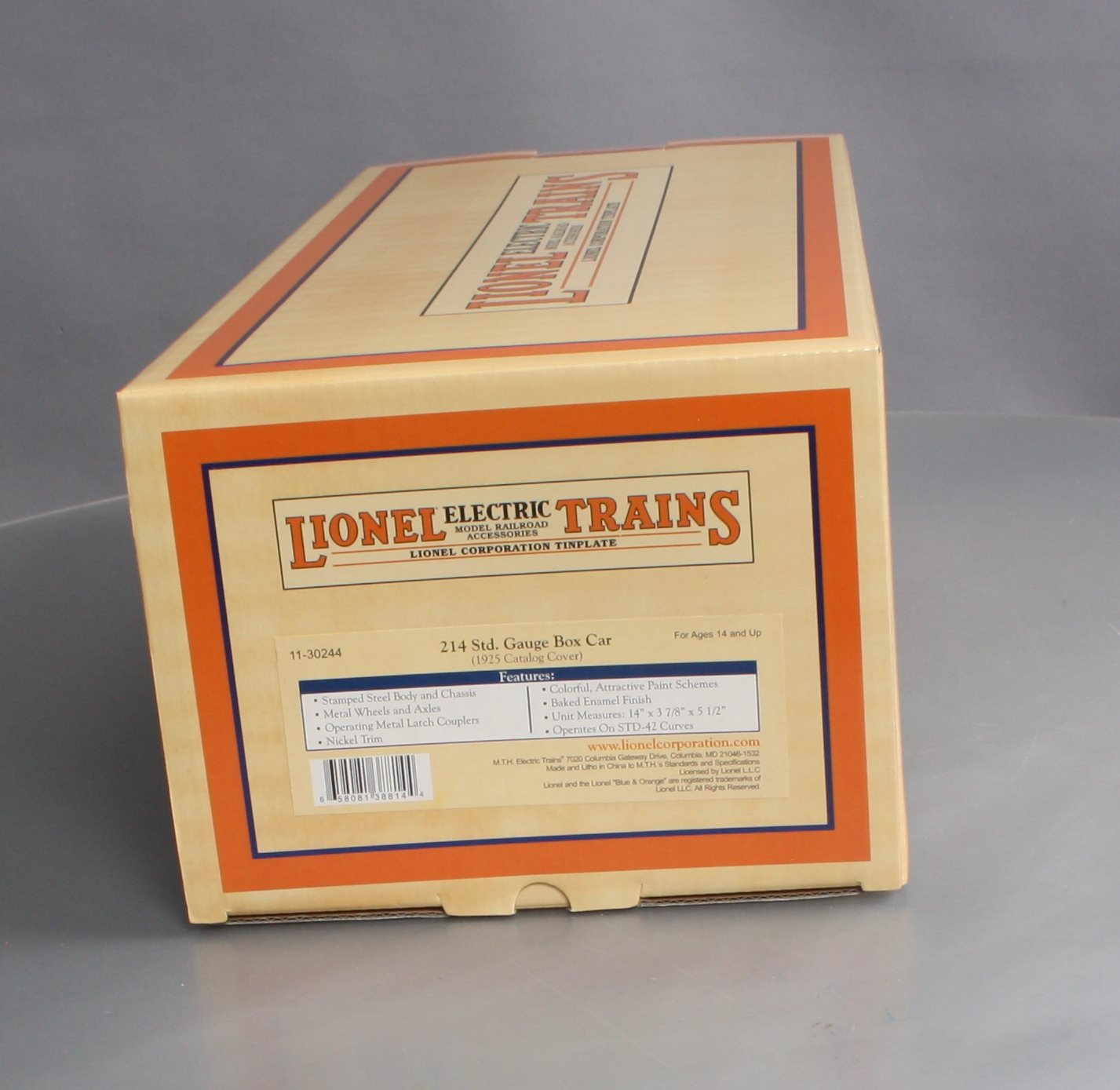 MTH 11-30244 Std. Gauge Lionel Lines 1925 Catalog Cover Box Car NIB