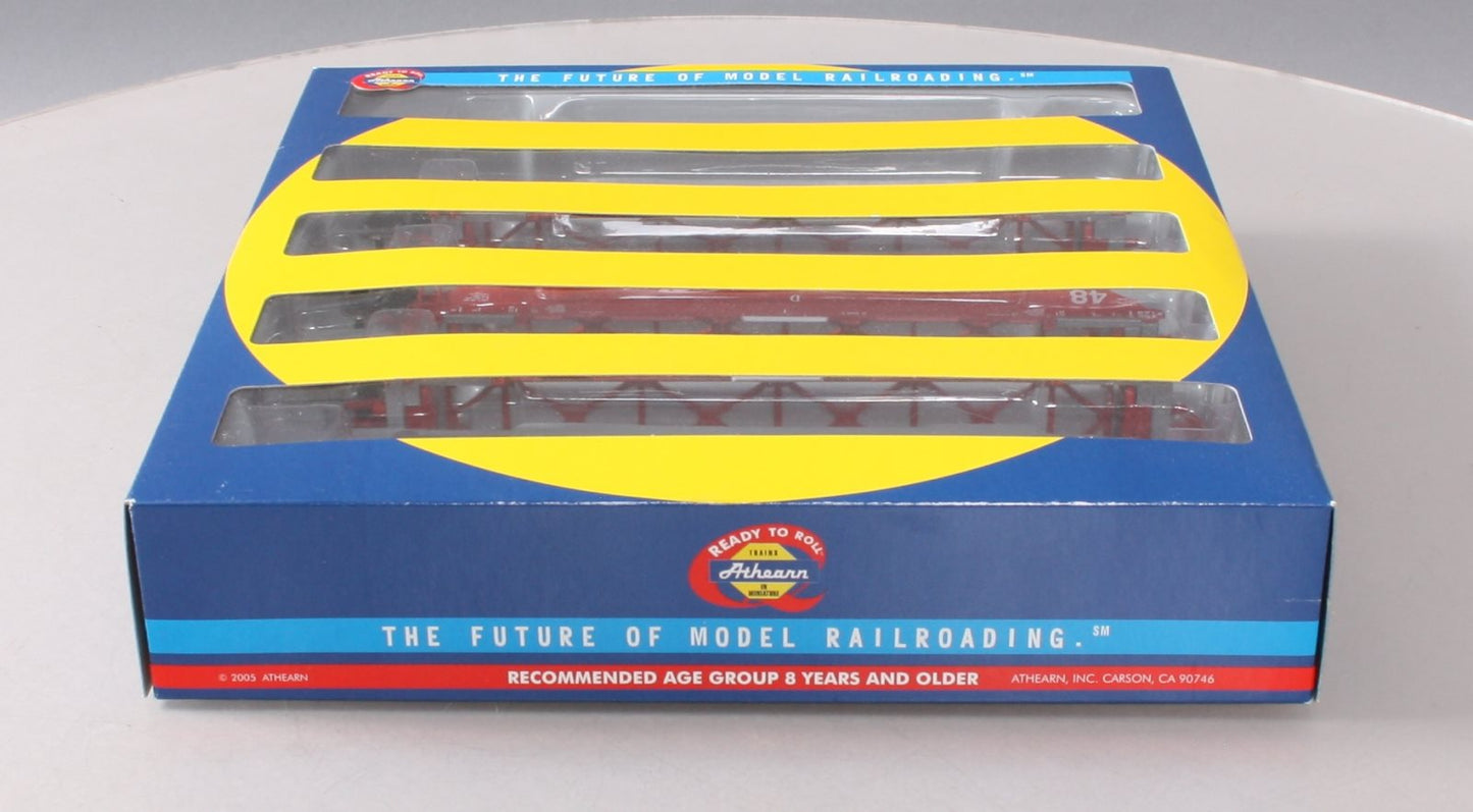 Athearn 91157 HO Scale Southern Pacific Maxi III Well Car Set (Set of 4) LN/Box