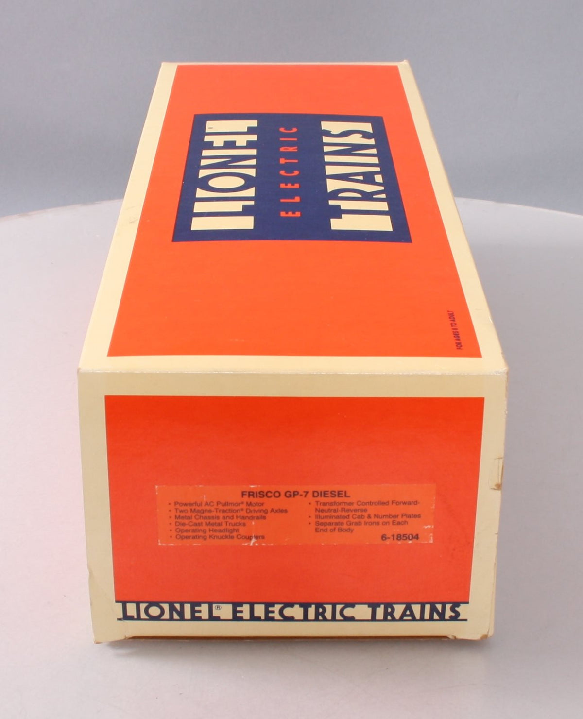 Lionel 6-18504 O Gauge Frisco GP-7 Diesel Locomotive #504 NIB