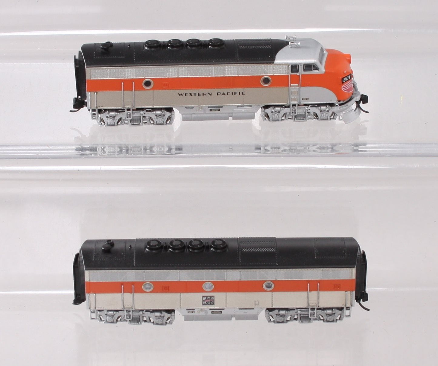 Broadway Limited 3796 N Western Pacific EMD F3 A/B Diesel Locomotive #801A/801C