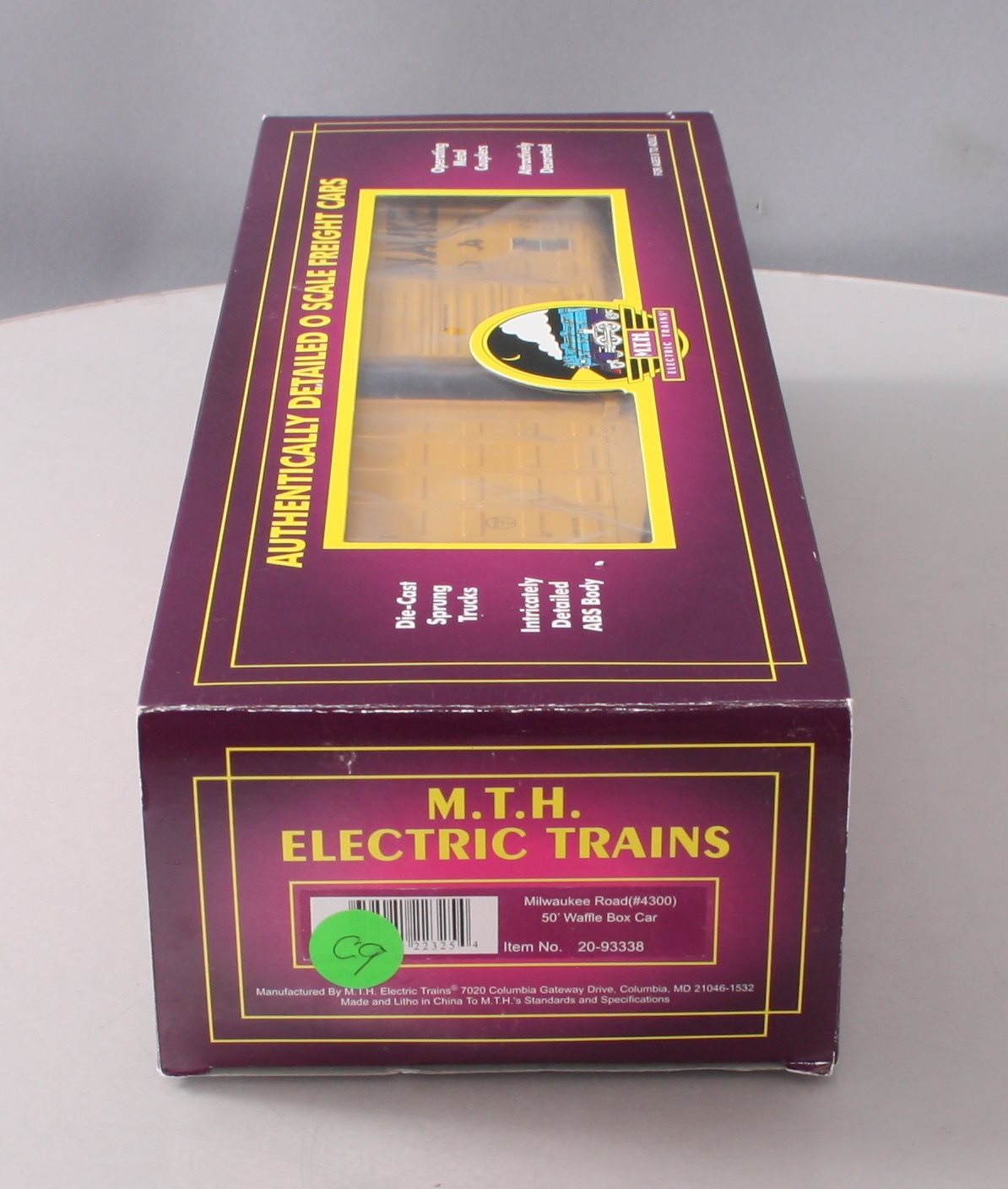 MTH 20-93338 O Milwaukee Road 50' Waffle Box Car #4300 LN/Box