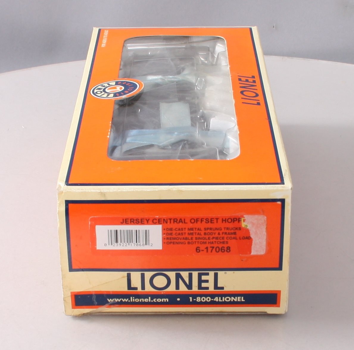 Lionel 6-17068 O Gauge Jersey Central Offset Hopper Car #61261 LN/Box