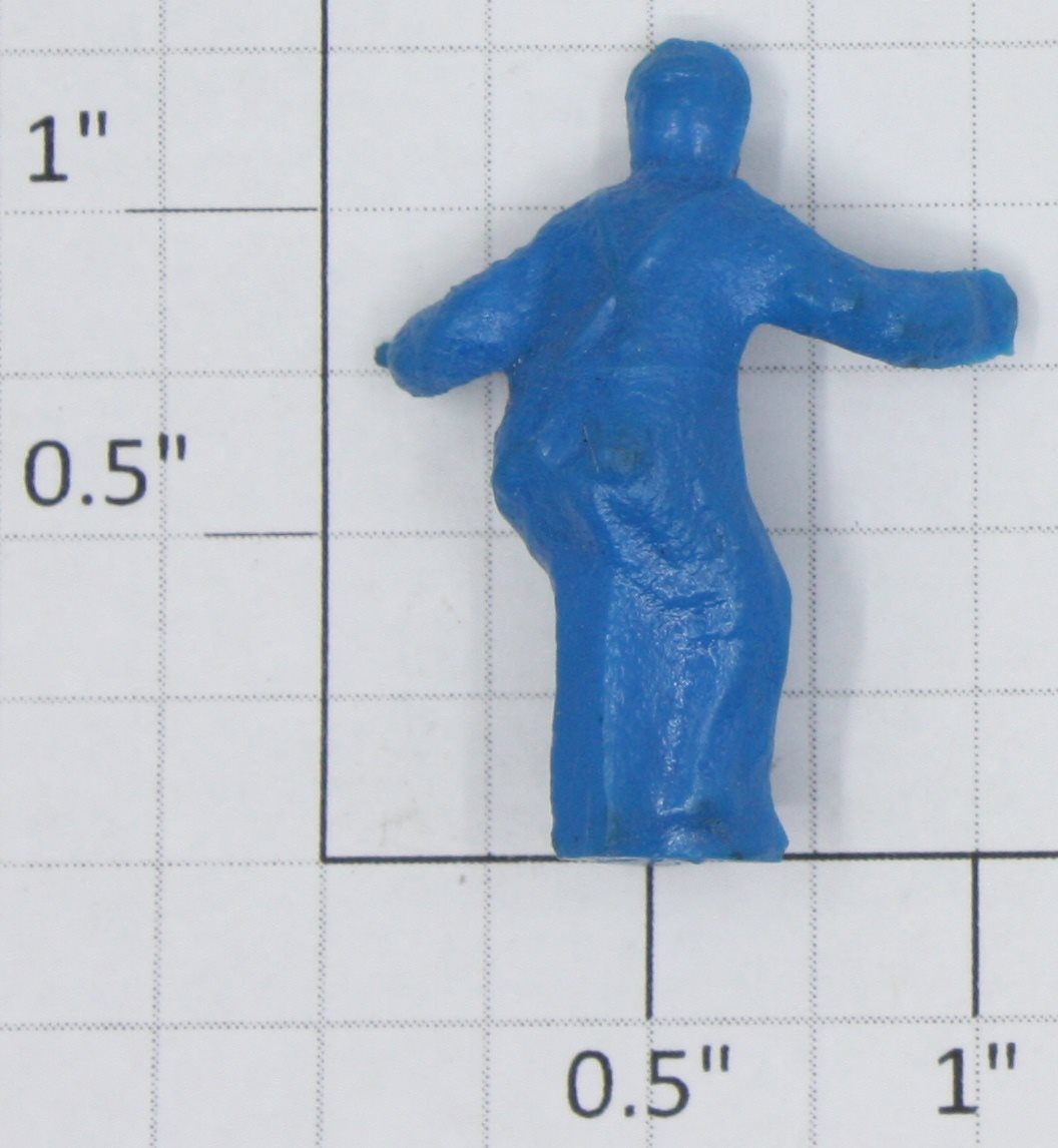 Lionel 3464-17 O Gauge Light Blue Man with Both Arms Out Figure