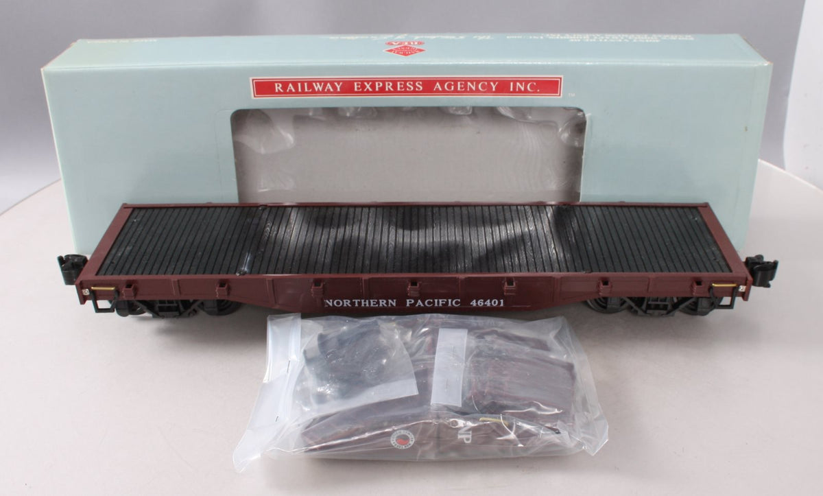 REA 46401 G Scale Northern Pacific Flat Car #46401 LN/Box