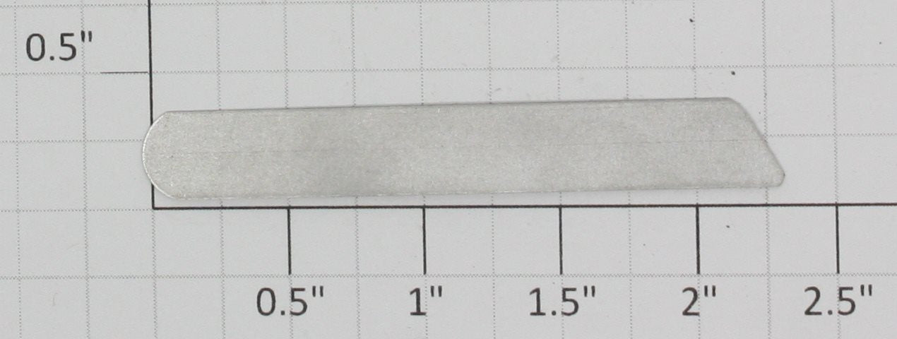 Gargraves 910-4 O Stainless Fit-Up Blades Track Connector Strip