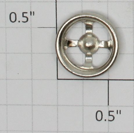 Lionel 816-26 Late Nickel Closed Brake Wheel
